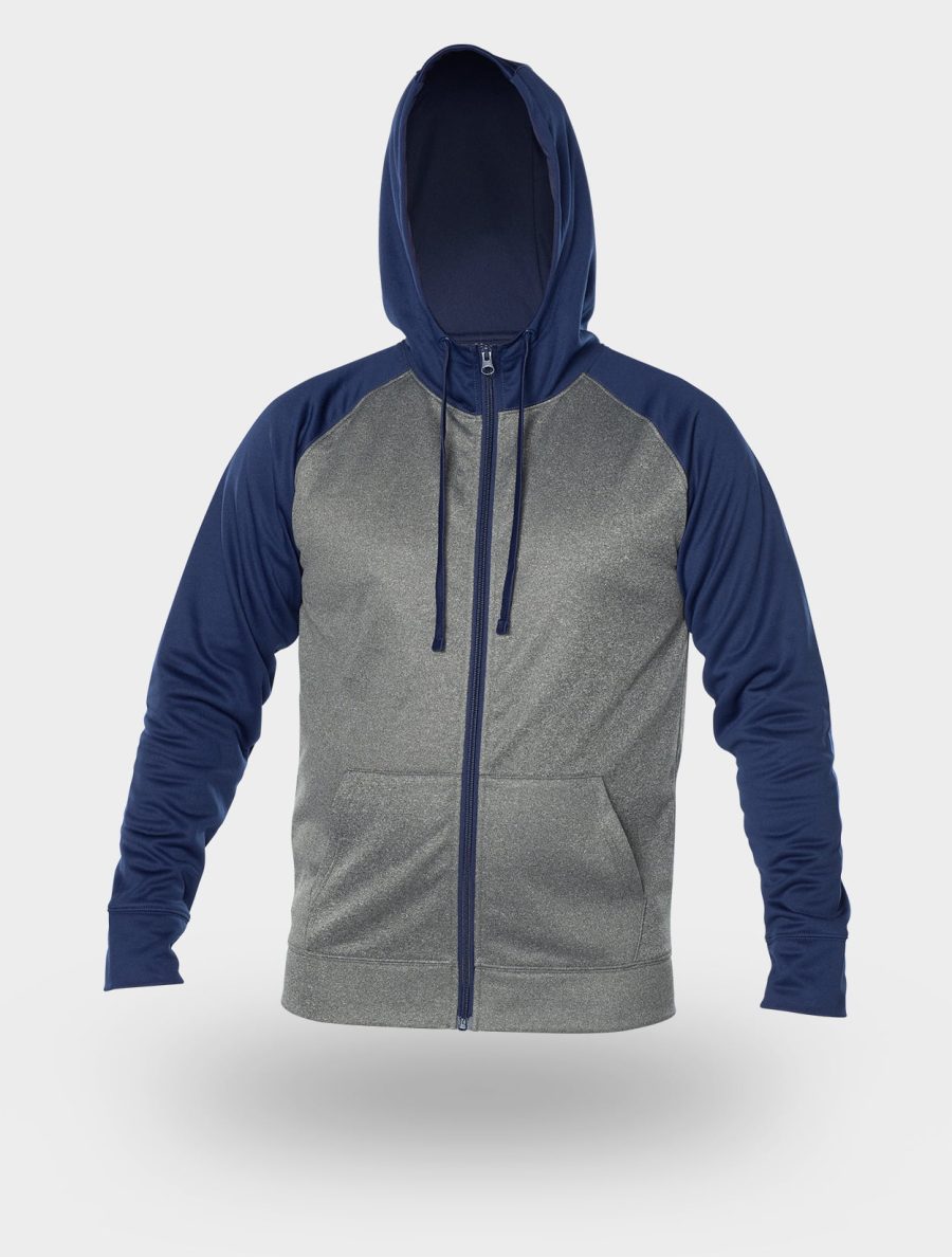 Navy Dryfit Zip Hoodie (4.44)